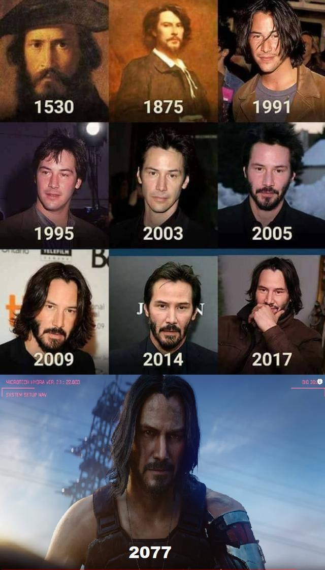 Keanu 2077 Cyberpunk 2077 Keanu Reeves We Have A City To Burn Know Your Meme 5630