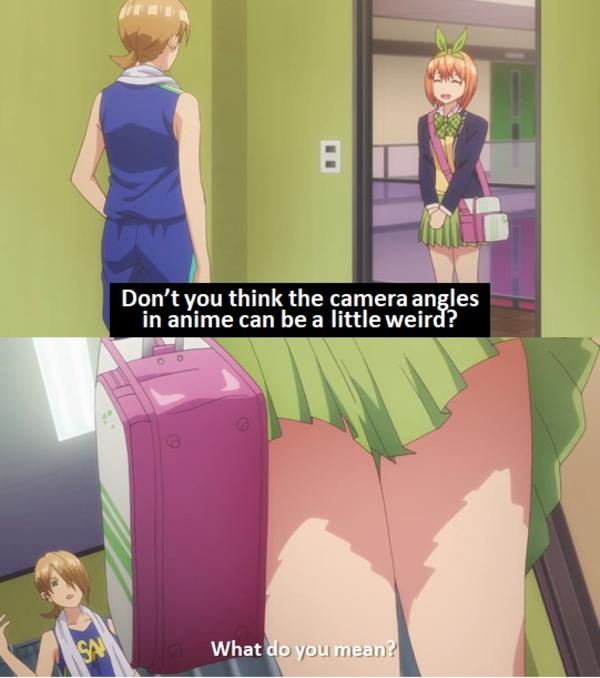 That's how camera angles work Anime Camera Angles Know Your Meme