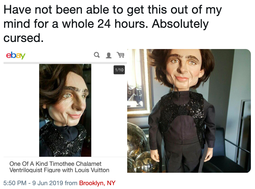 Have not been able to get this out of my mind for a whole 24 hours