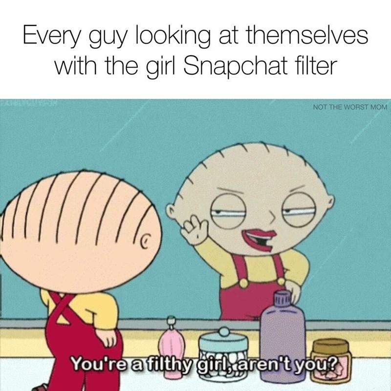 Yes you are Snapchat Gender Change Filter Know Your Meme