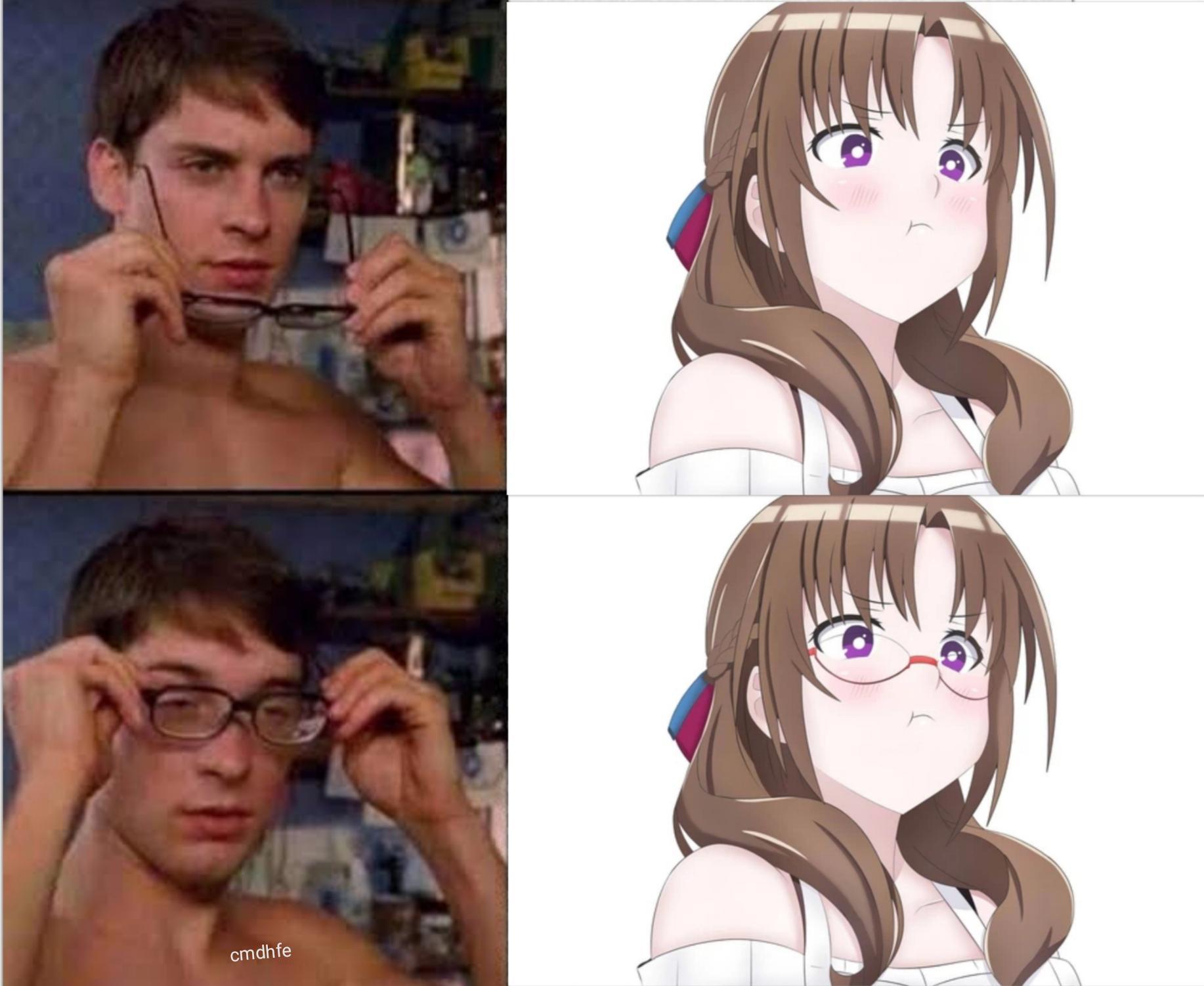 Mamako Pout Glasses God Tier Okaasan Do You Love Your Mom And Her Two Hit Multi Target Attacks Know Your Meme