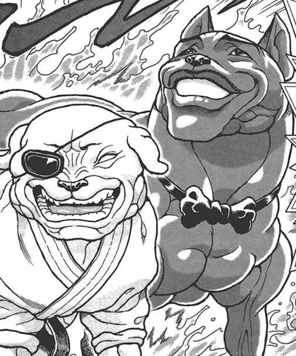 Doppo and Oliva as dogs Anime / Manga Know Your Meme