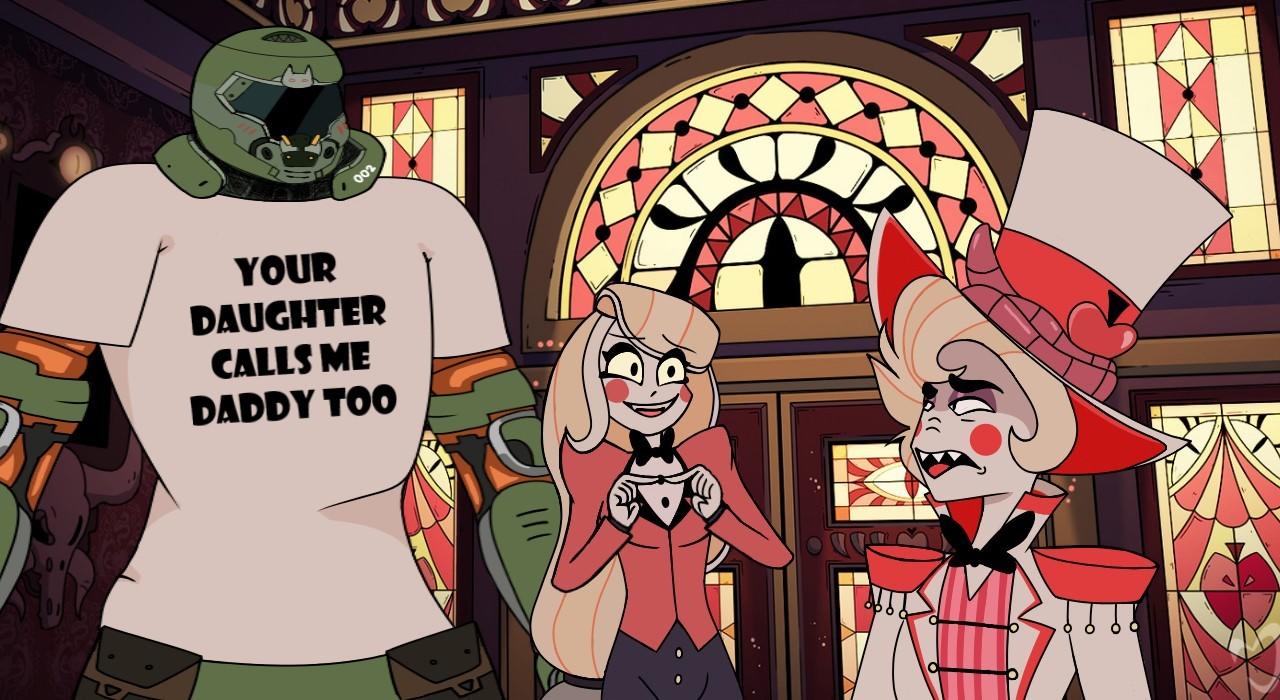 An awkward meeting | Hazbin Hotel | Know Your Meme