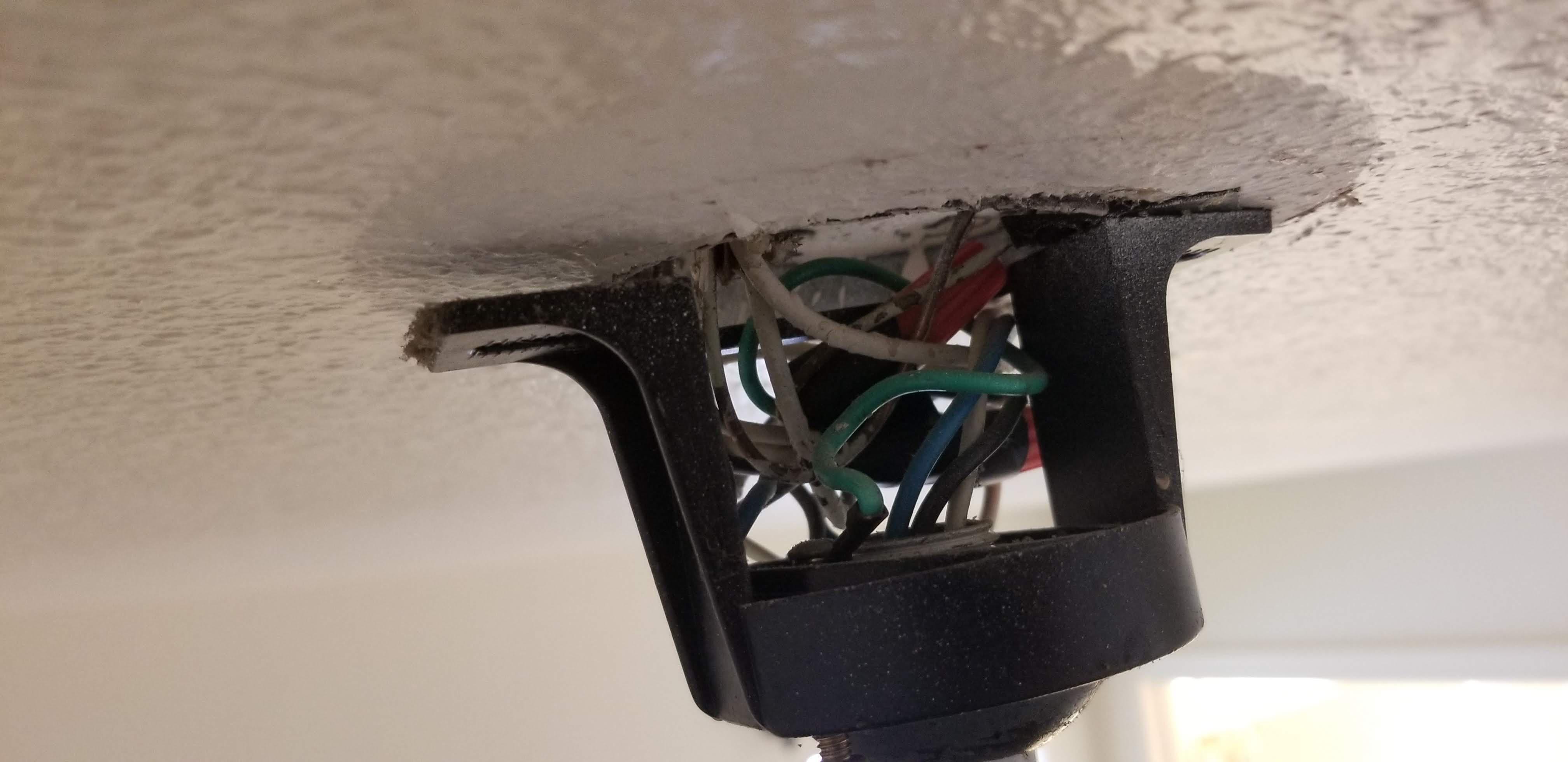 This Is A Mounting Bracket To A Ceiling Fan 10 Ft Above My Clients