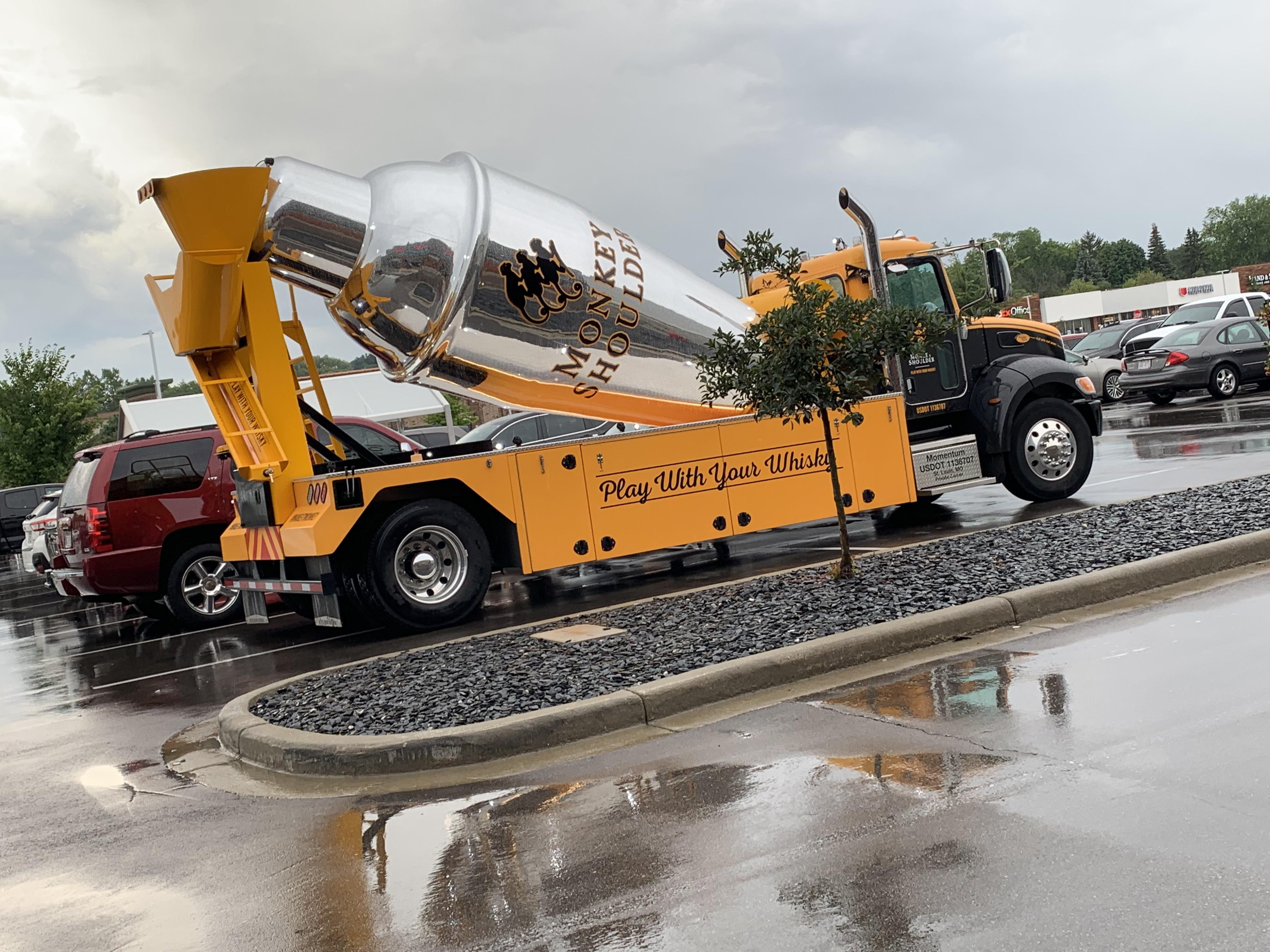 This giant cocktail mixing truck r/mildlyinteresting Mildly Interesting Know Your Meme