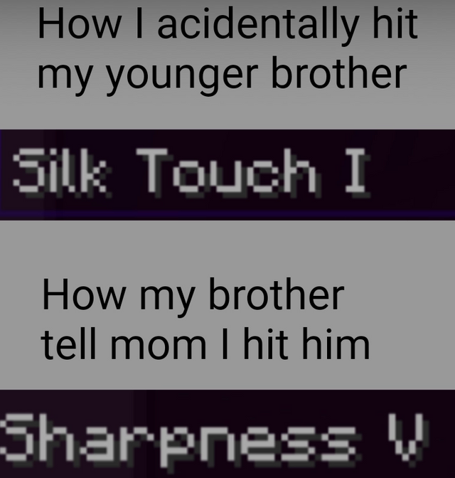 But Mom I Barely Touched Him R Minecraftmemes Minecraft Know Your Meme