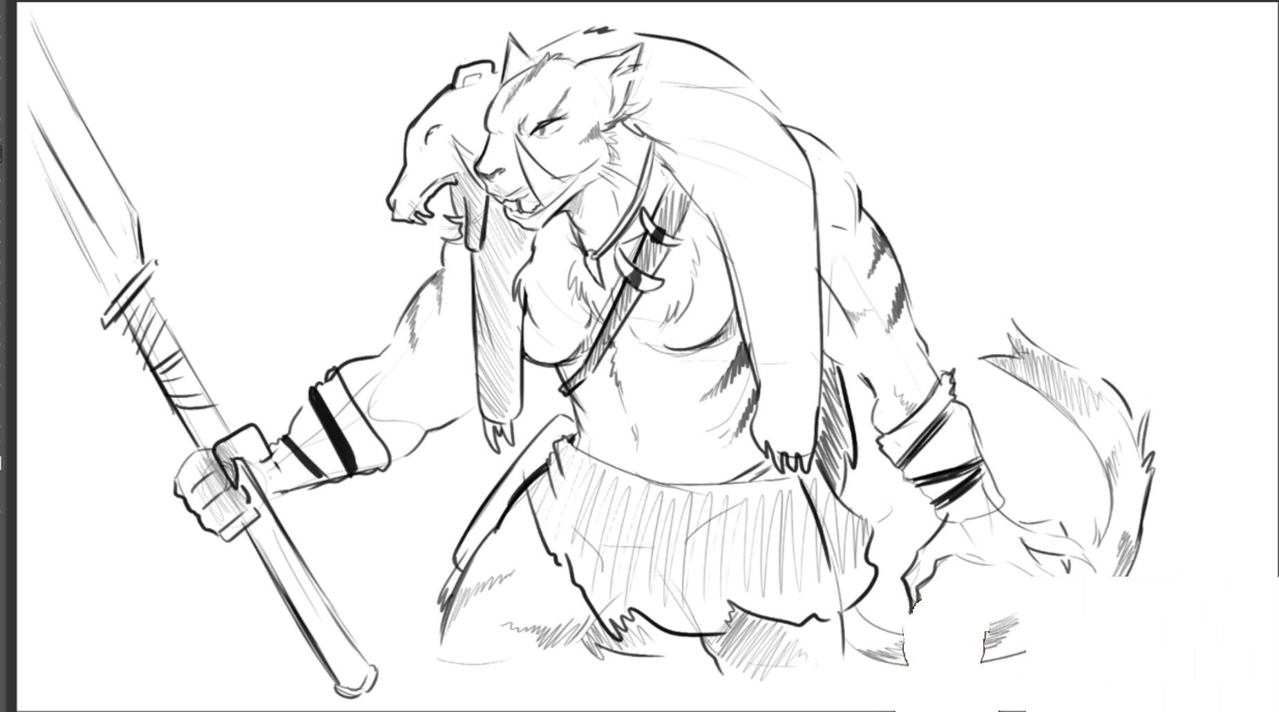 Tabaxi Barbarian Drawfee Know Your Meme