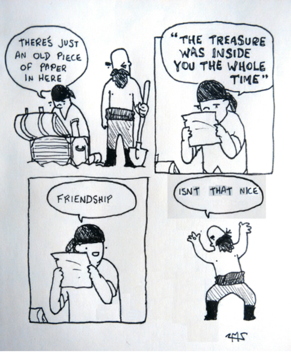 Isn't That Nice Maybe The Real Treasure Was the Friends