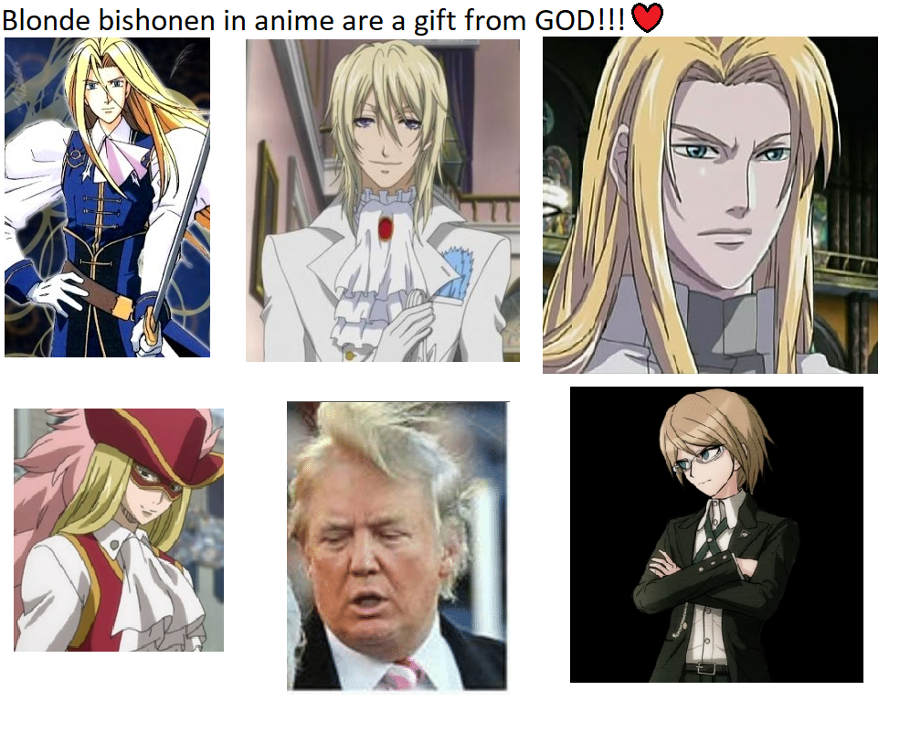 Blonde Anime Guys Are Hot Anime Girls Comparison Parodies Know Your Meme