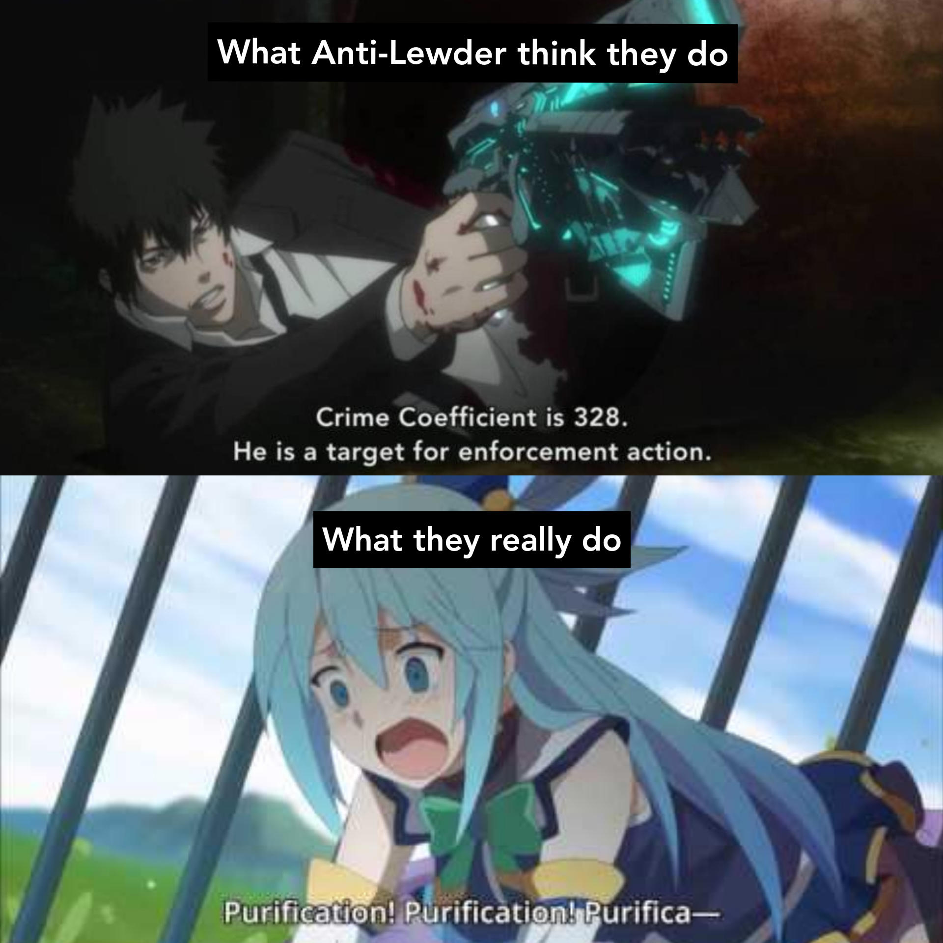 Cut off one head and two more shall take its place Aqua's