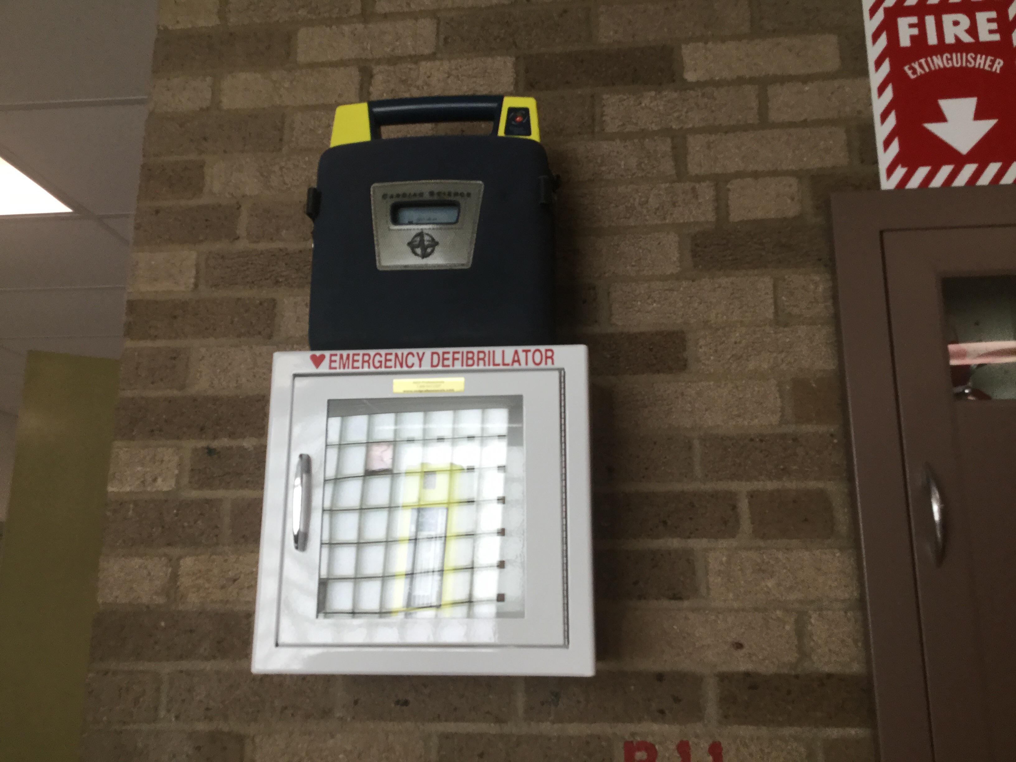 The AED defib in our school had its batteries die last week. Now it’s