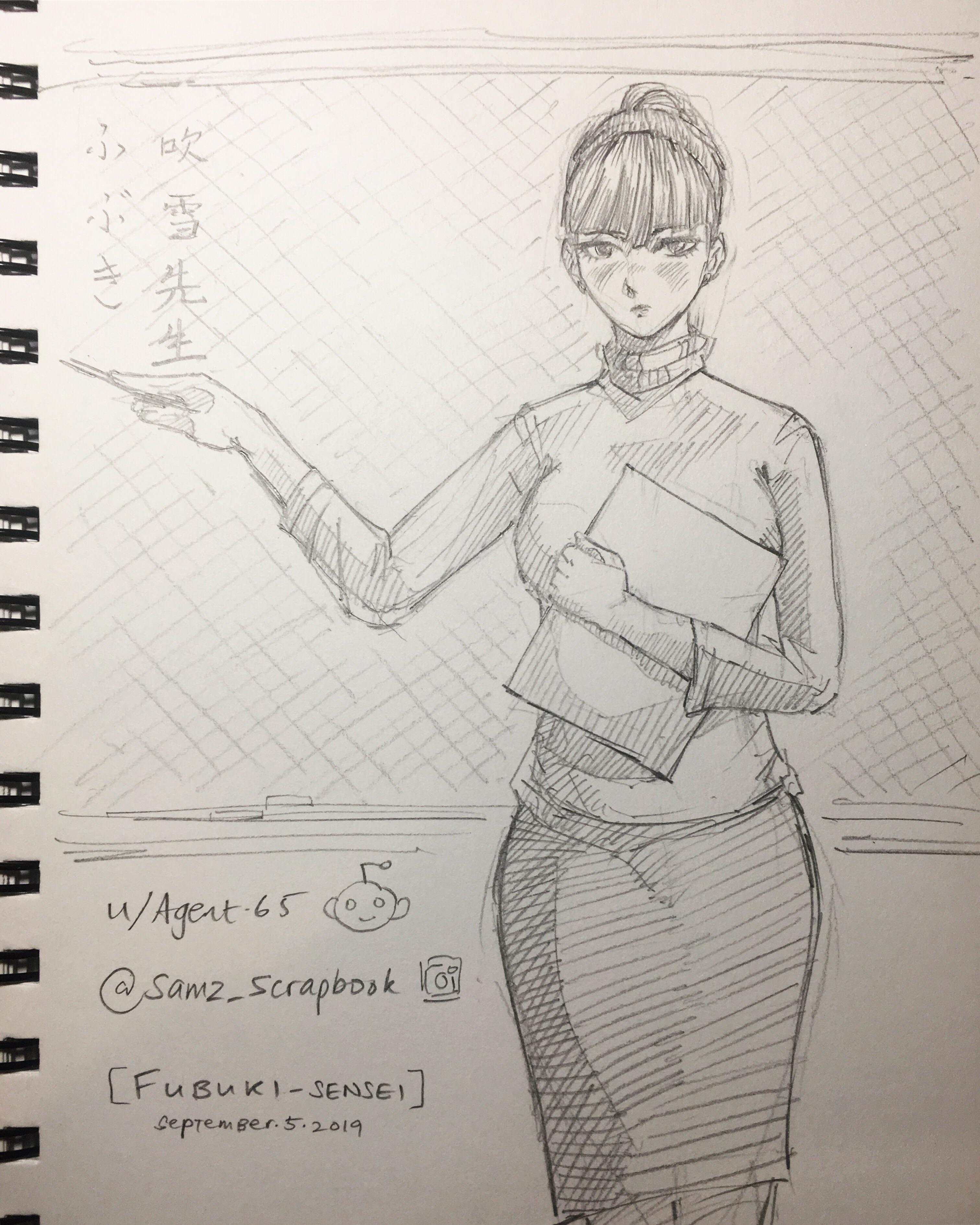 I M Your Substitute Teacher Today My Name Is Fubuki Sensei Yoroshiku Onegaishimasu R Onepunchman One Punch Man Know Your Meme