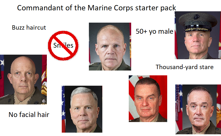 Commandant of the United States Marine Corps starter pack r