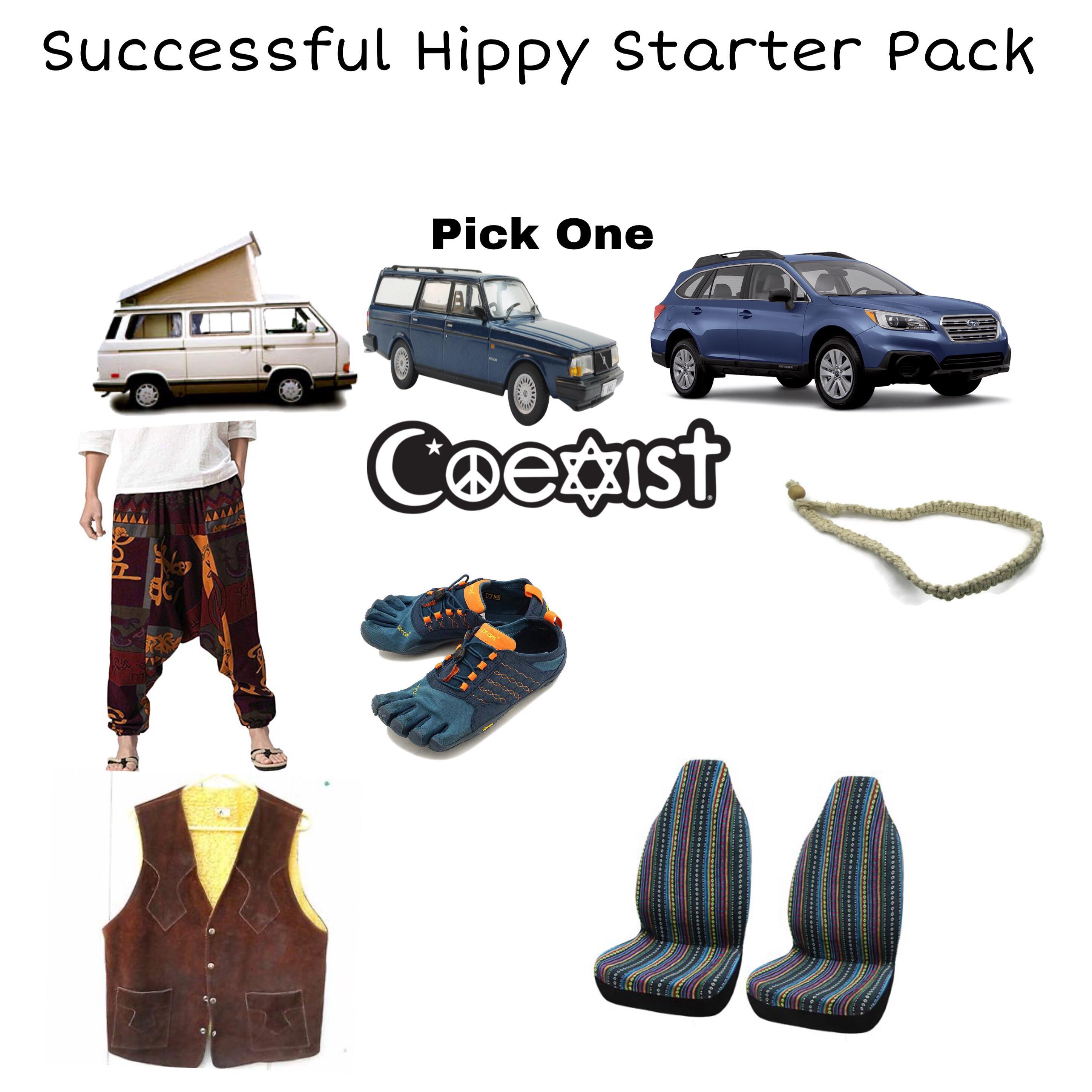 Successful Hippy Starter Pack r/starterpacks Starter Packs Know