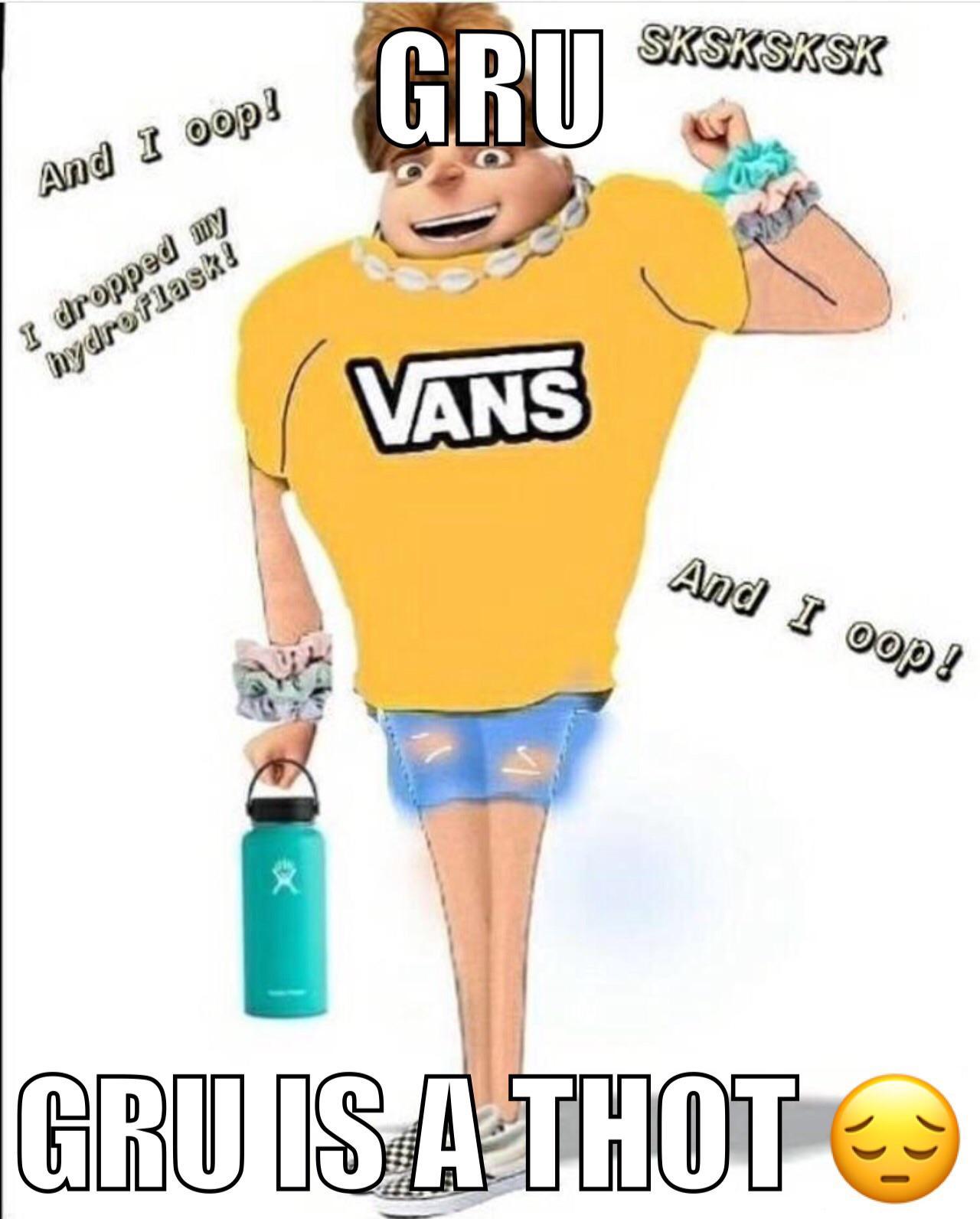 and i oop sksksksk hydro flask