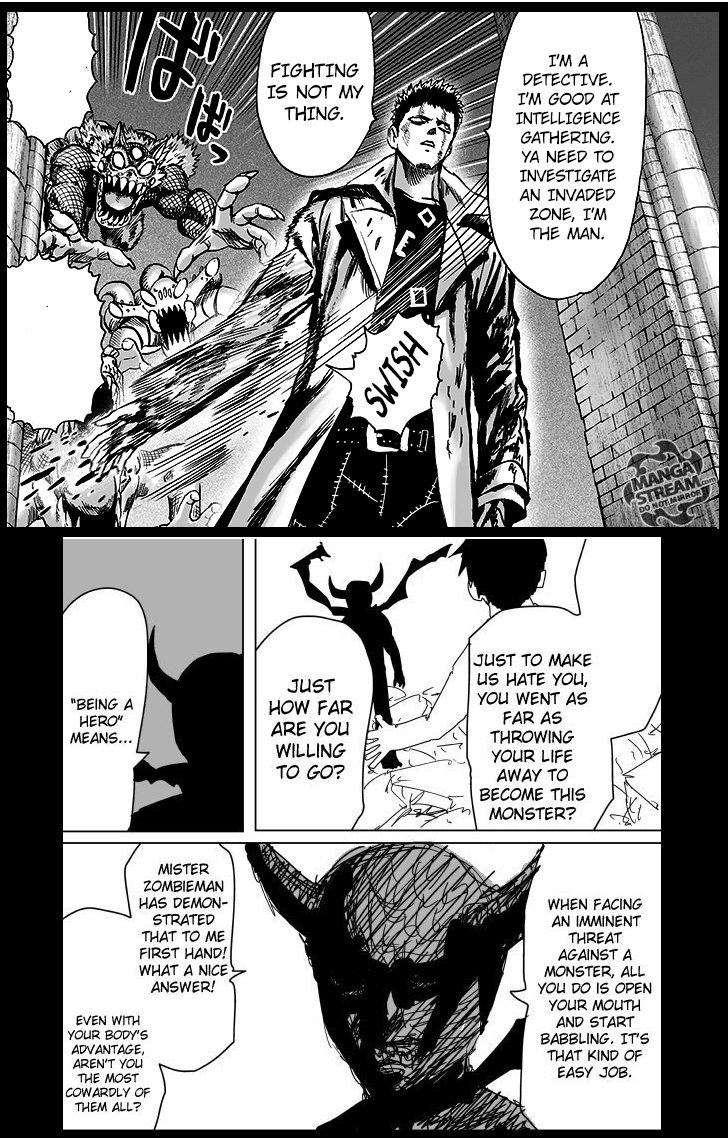 Webcomic Spoilers Zombieman The Useless Hero R Onepunchman One Punch Man Know Your Meme