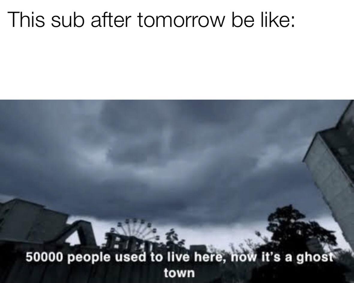 50000 Used To Live Here Now It's A Ghost Town
