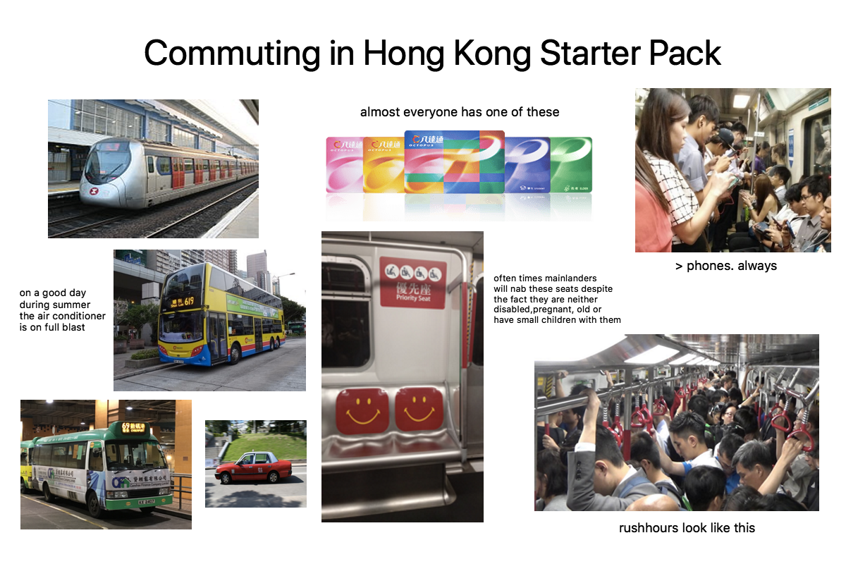 Commuting in Hong Kong starter pack r/starterpacks Starter Packs
