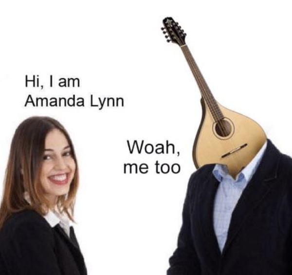 Get it! He’s a mandolin! Comedy Cemetery Know