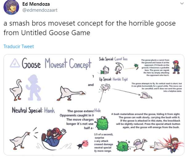 Horrible Goose Moveset By Ed Mendoza Super Smash Brothers Ultimate Know Your Meme Horrible Goose Moveset By Ed Mendoza Super Smash Brothers Ultimate Know Your Meme