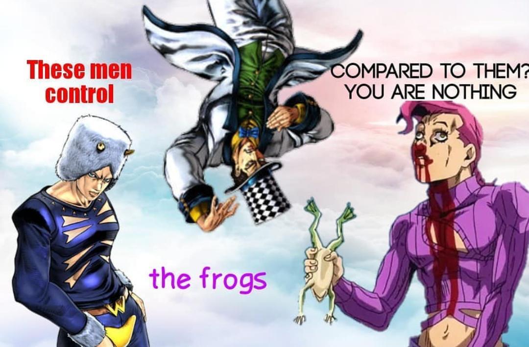 Know your place, worm /r/ShitPostCrusaders/ JoJo's Bizarre
