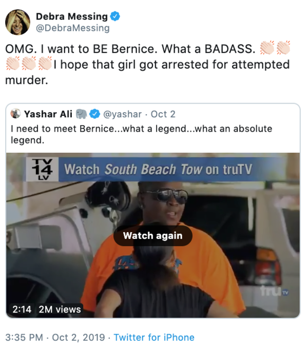 Badass | Bernice South Beach Tow | Know Your Meme