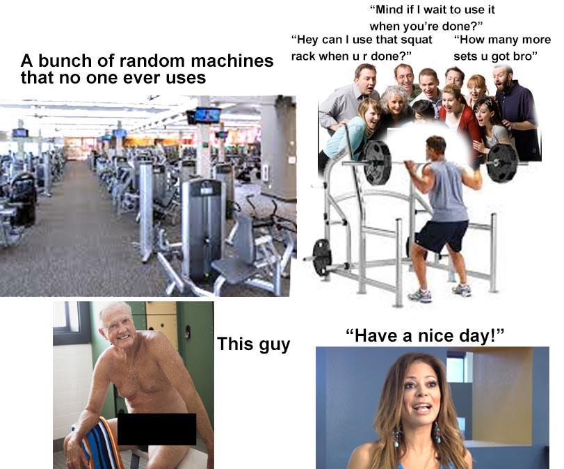 Going to a commercial gym starter pack r/starterpacks Starter Packs