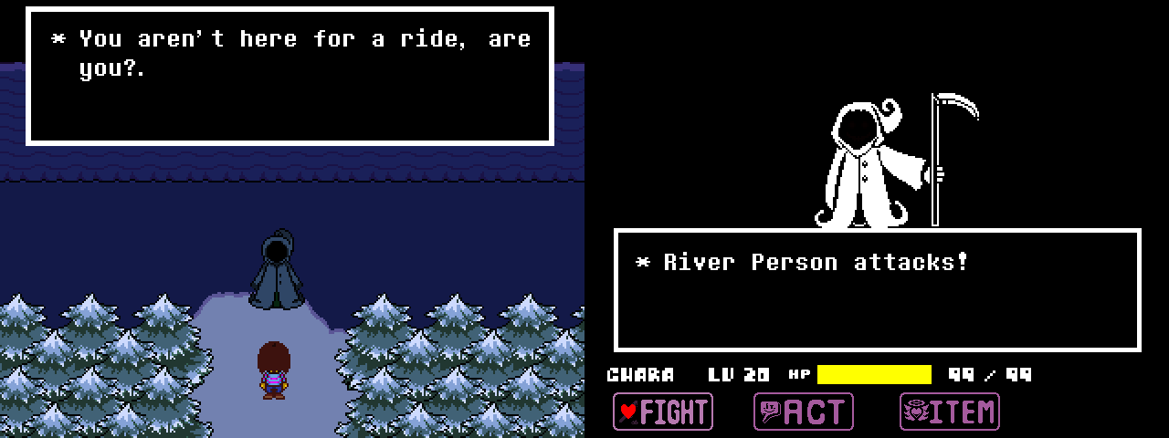 who is the river person undertale