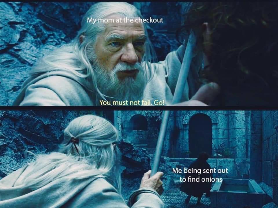 You must not fail. Go! Lord Of The Rings Know Your Meme