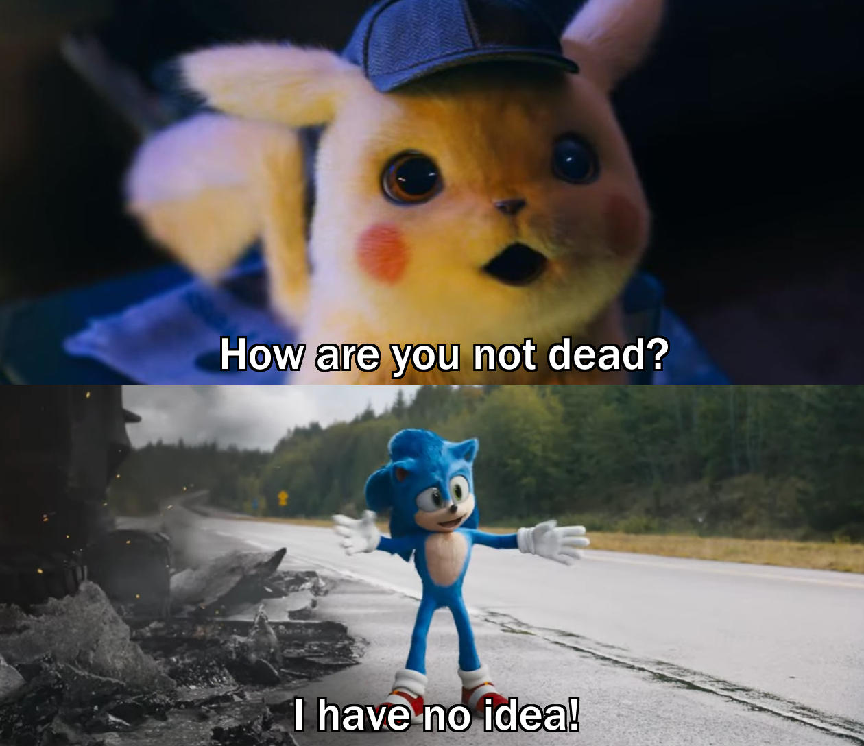 Detective Pikachu After Seeing The Second Sonic Movie Trailer Sonic The Hedgehog Film Know Your Meme