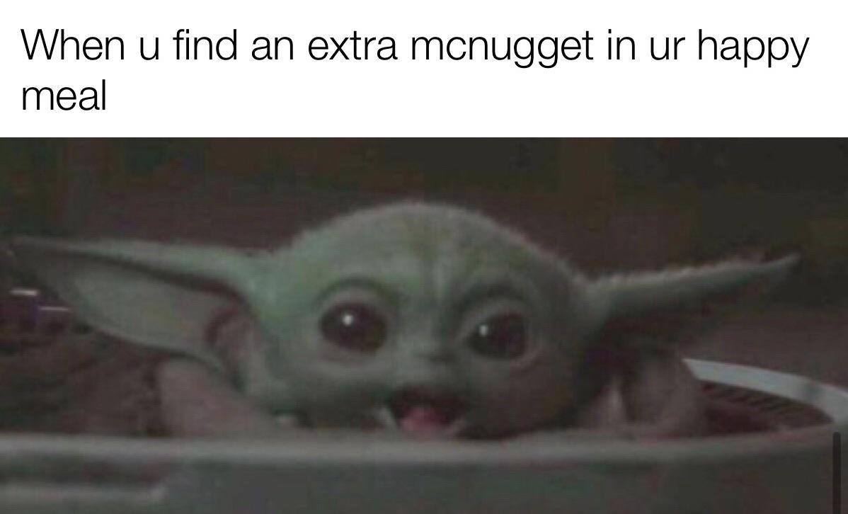 baby yoda happy meal