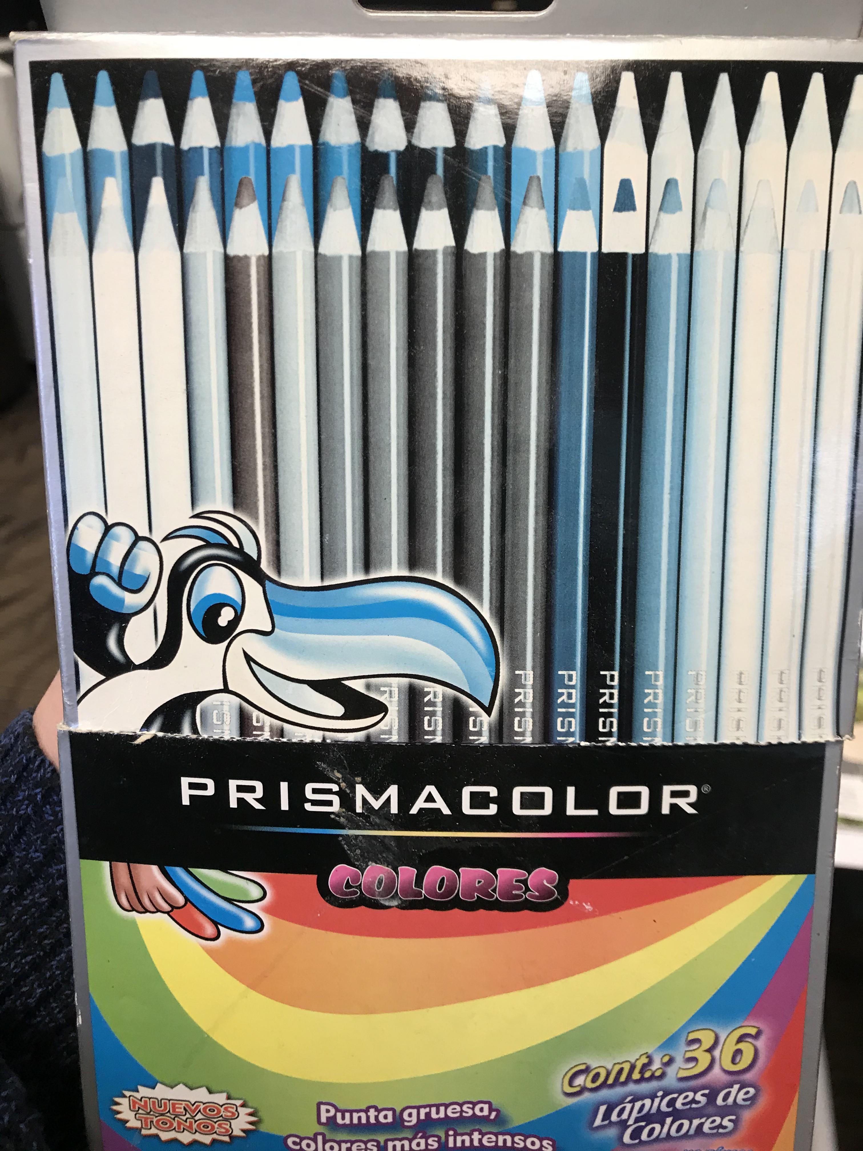 Grayscale Prismacolor pencils (sunbleached) /r/mildlyinteresting