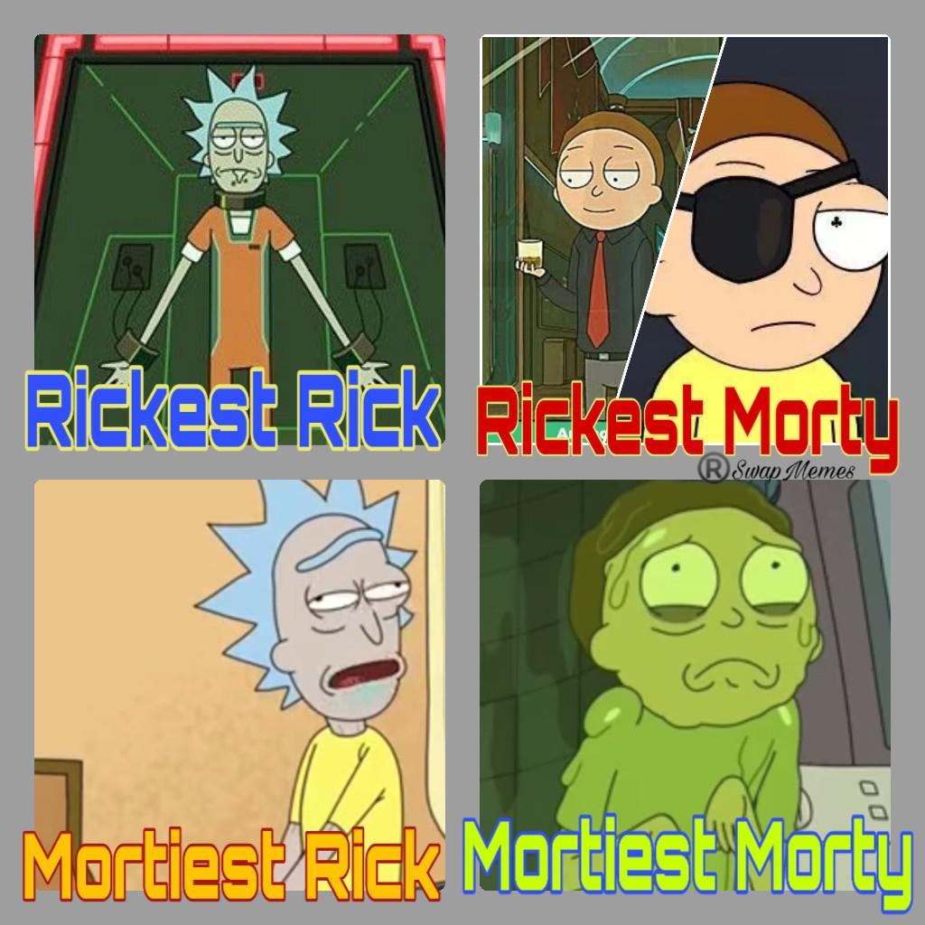 Rick And Morty Alignment Chart | Rick And Morty | Know Your Meme
