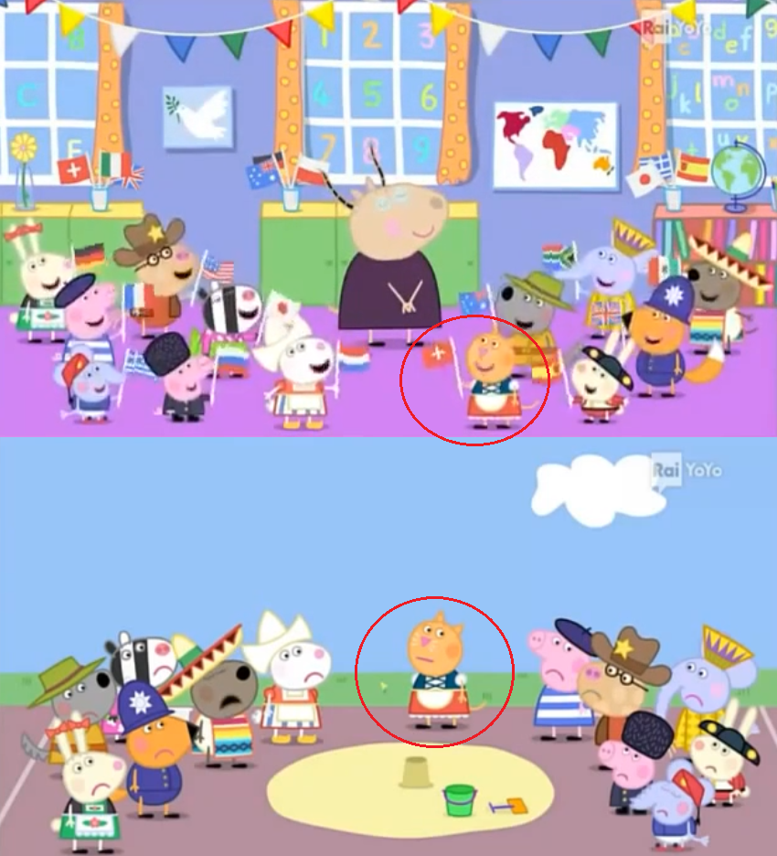 So basically there's this Peppa Pig episode where Peppa and her friends