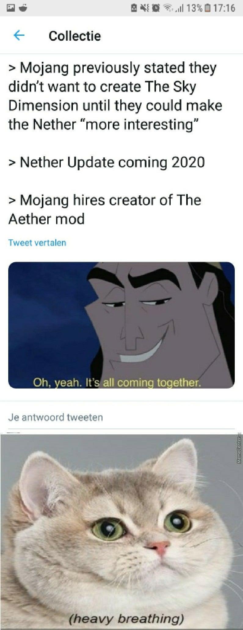 It S Happening You Guys Finally R Minecraftmemes Minecraft Know Your Meme