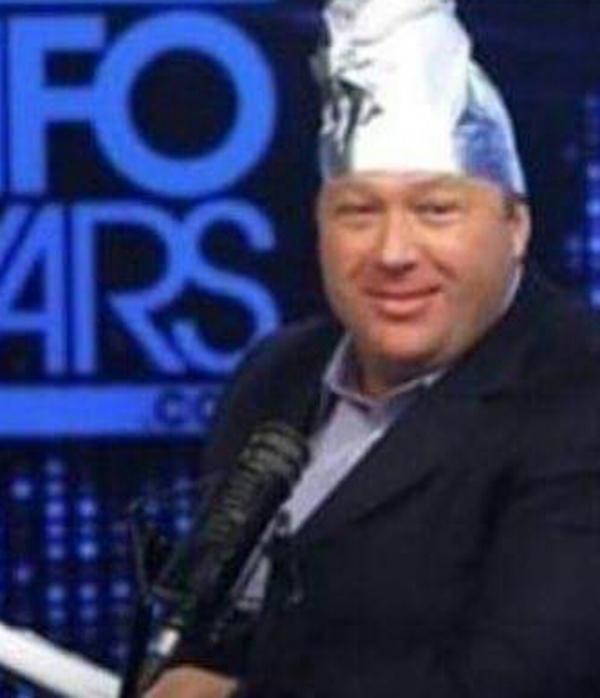 Tin foil hat Alex Jones Know Your Meme