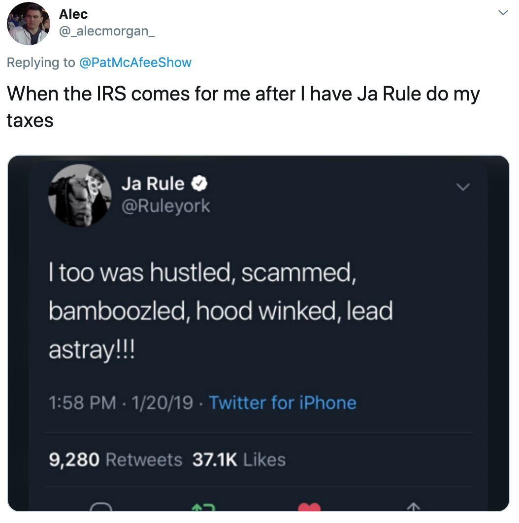 ja rule tax company #2 | Fyre Festival | Know Your Meme