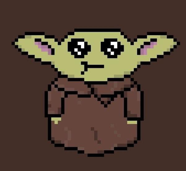 Pixel Baby R Babyyoda Baby Yoda Grogu Know Your Meme