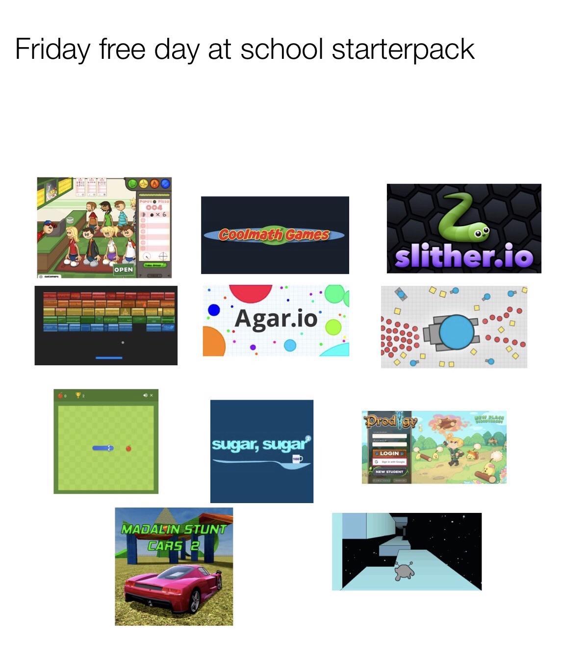 fun games at school starter pack | /r/starterpacks | Starter Packs | Know  Your Meme
