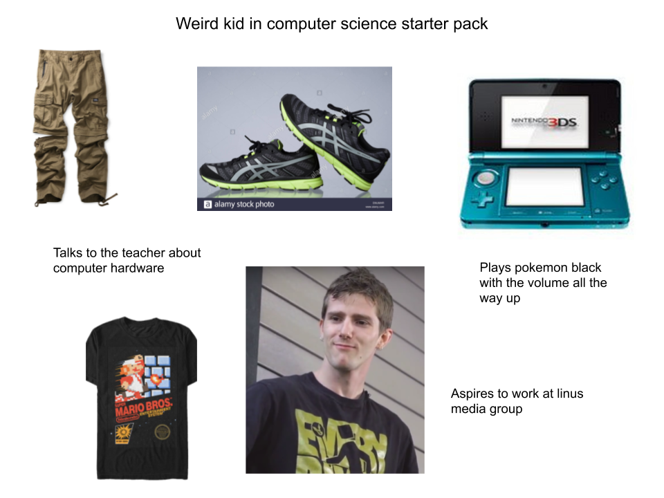 Weird Kid In Your Computer Science Starter Pack r starterpacks 