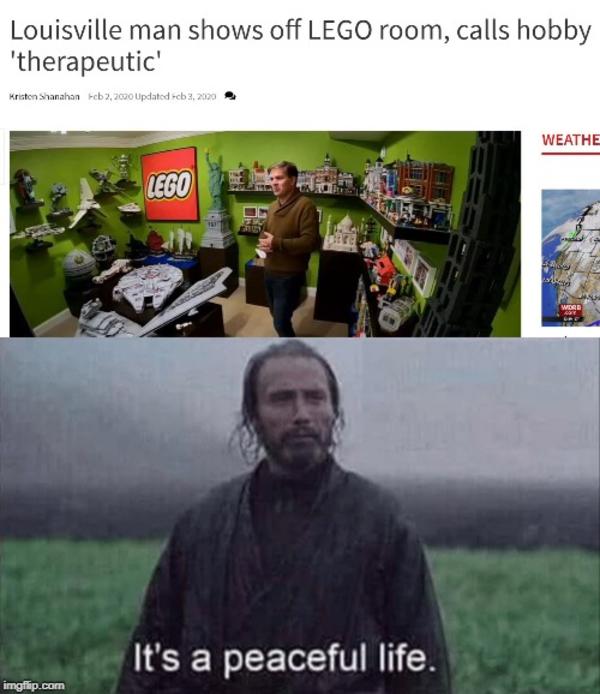 It S A Peaceful Life R Prequelmemes Prequel Memes Know Your Meme