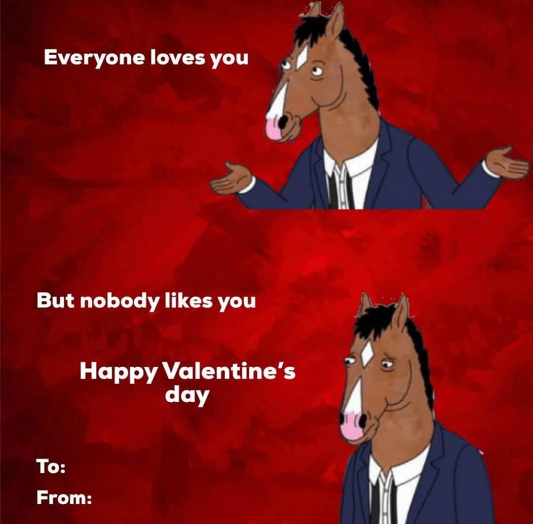 Stolen From A Facebook Group Happy Valentine S Day R Bojackhorseman Bojack Horseman Know Your Meme