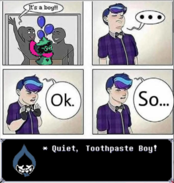 ToothpasteHair Man discusses Ralsei's gender Anonymous Asexual