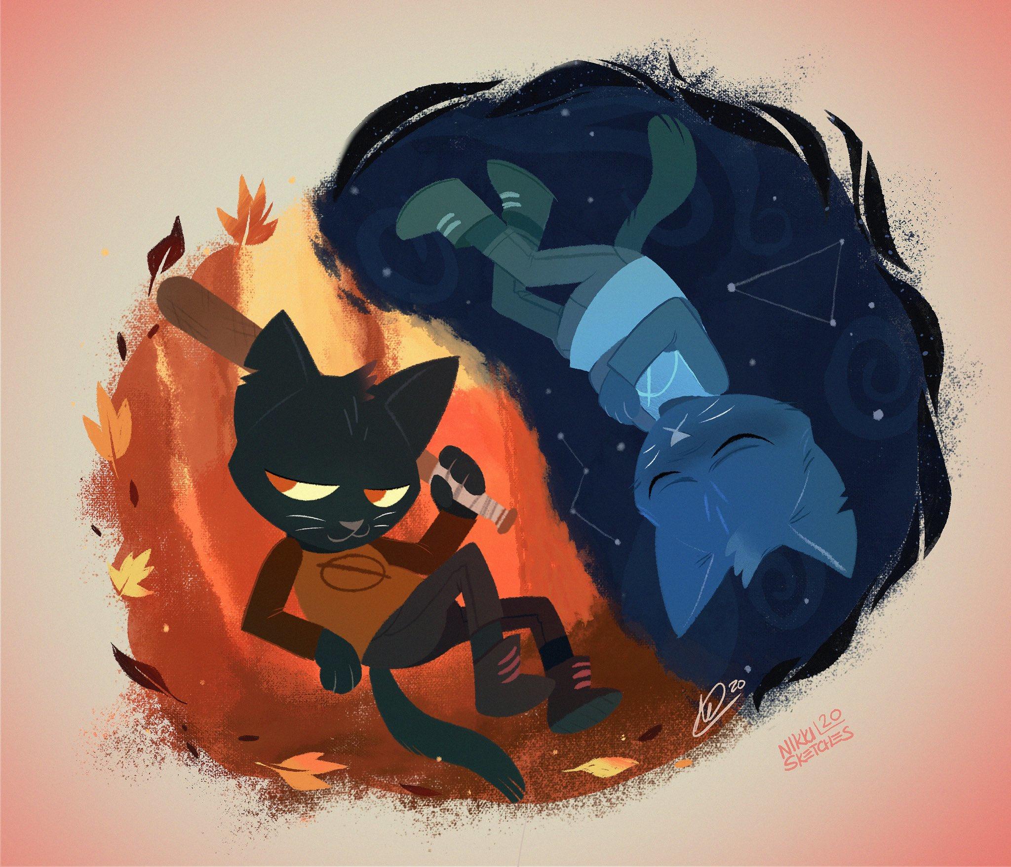 Night in the woods картинки