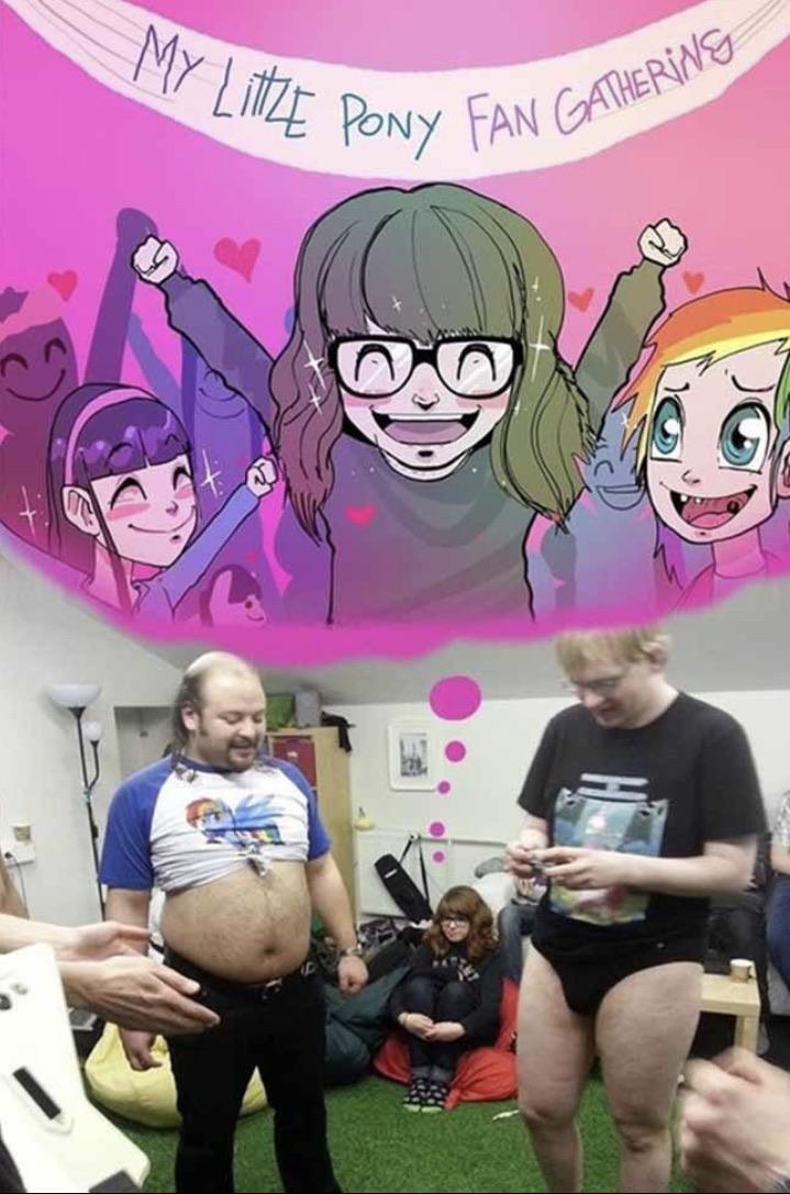Mlp Fan Gathering R Expectationvsreality Expectation Vs Reality Know Your Meme