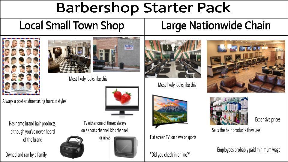 barber starter pack