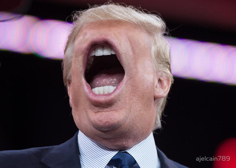 Big Mouth Face Trump Trump Is Playing 4D Chess Know Your Meme