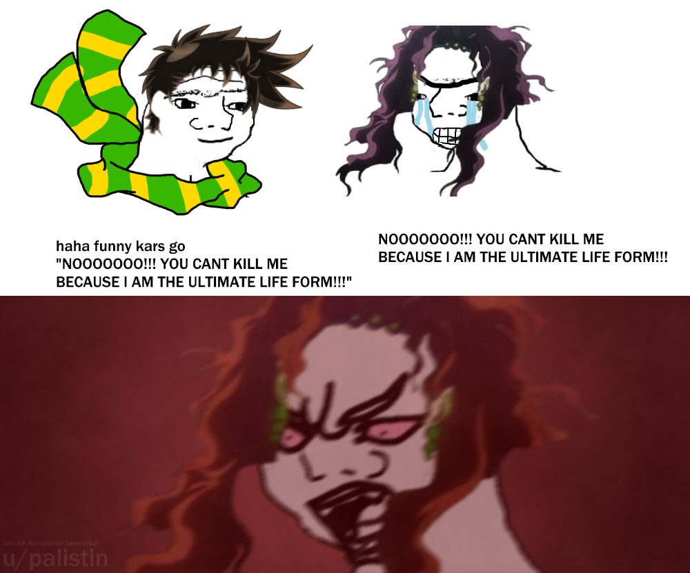 funny kars stops thinking | /r/ShitPostCrusaders/ | JoJo's Bizarre ...