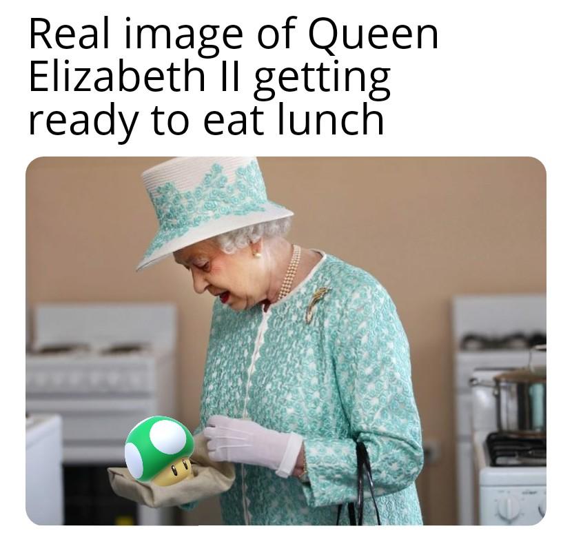 Its a me! 1 up Queen! | /r/dankmemes | Queen Elizabeth Is Immortal