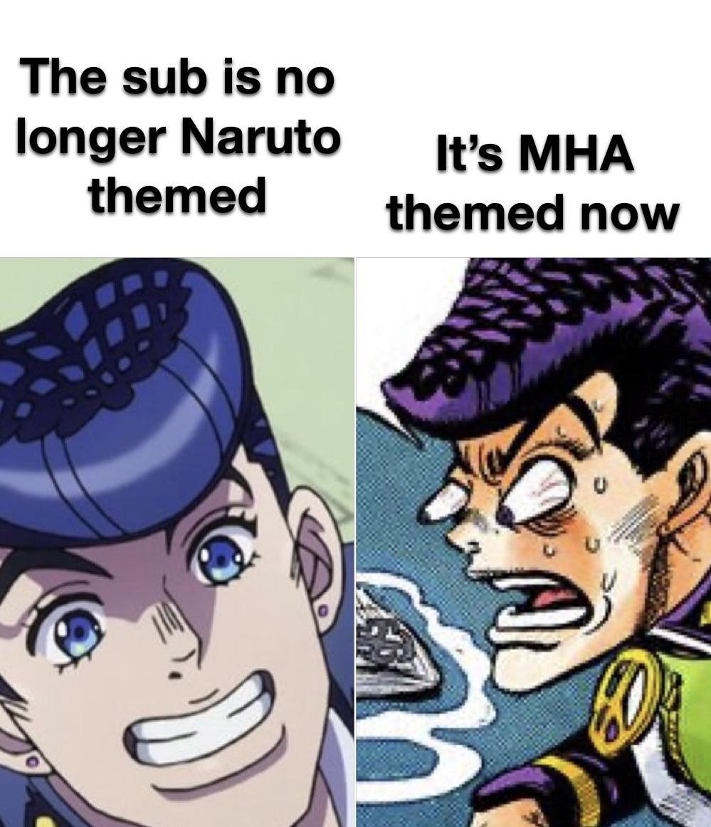 No hate towards the other anime’s I just want my JoJo memes back /r